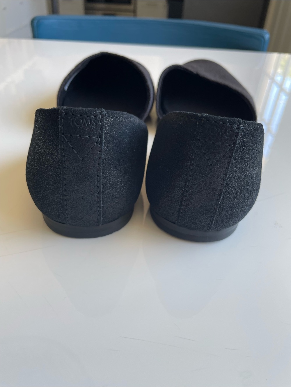 Tom’s Gemma D’Orsay Black Flat Size 9.5 NWT - Picture 6 of 11